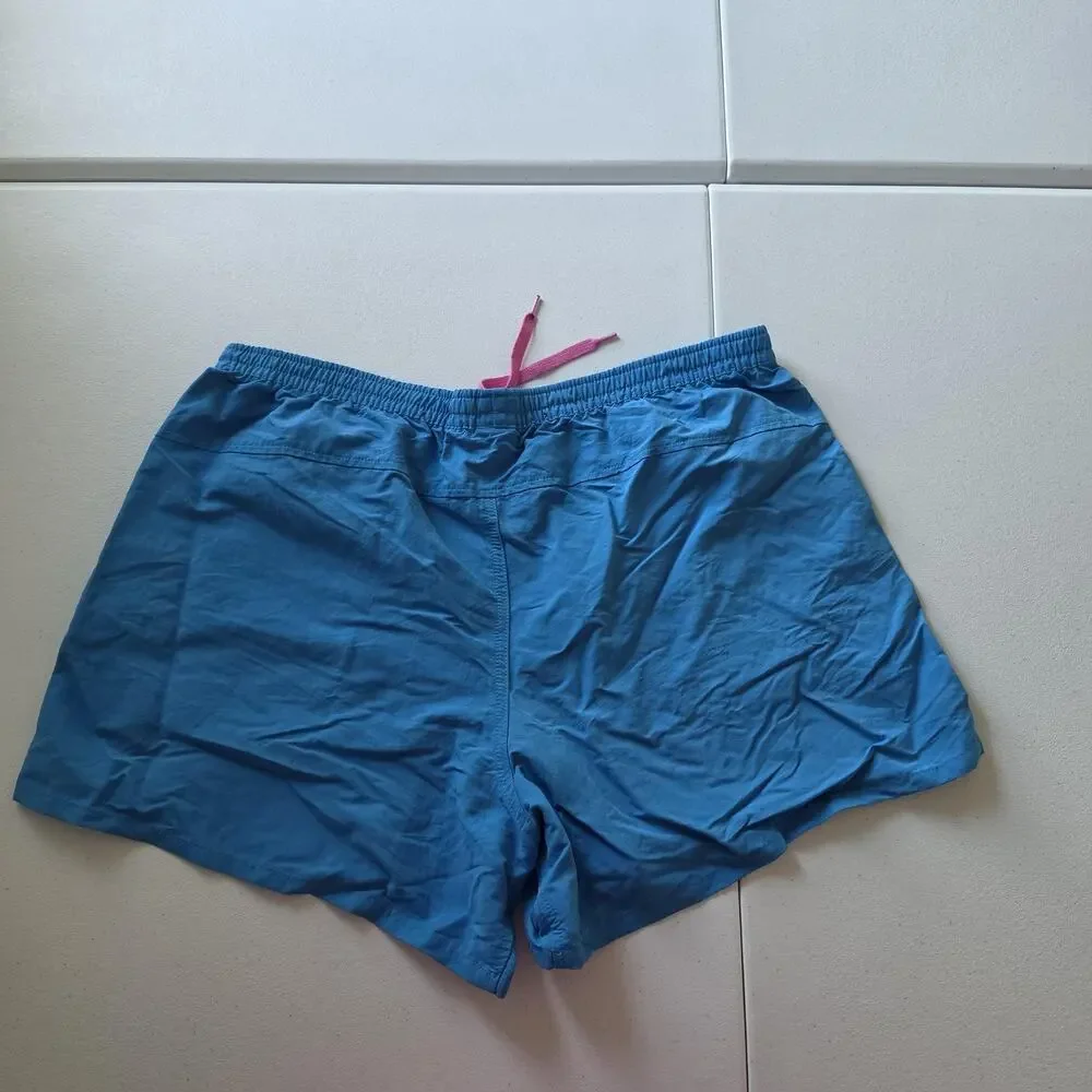 Patagonia Shorts Mens XL Baggies Blue Swim Trunks Quick Dry Nylon Drawstring